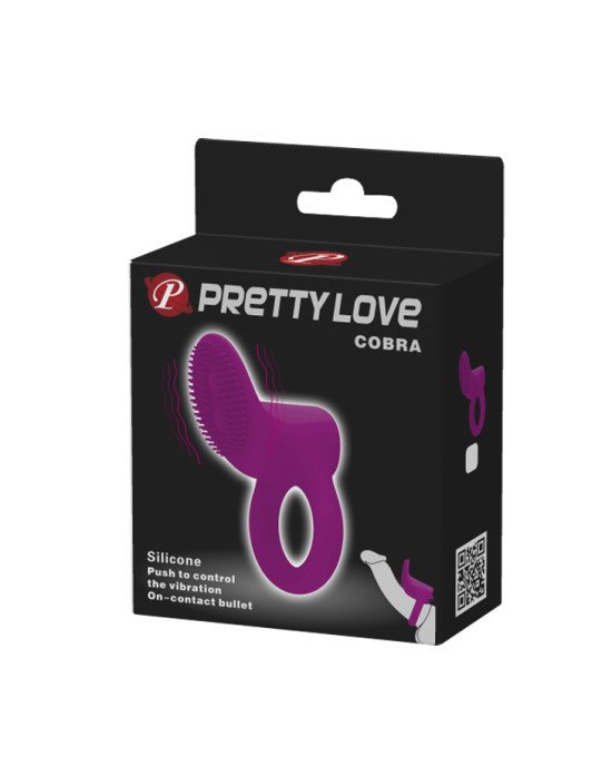 Ерекційне кільце - Pretty Love Cobra Penis Ring Purple Ерекційне кільце - Pretty Love Cobra Penis Ring Purple