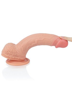 Фалоімітатор - Dual-Layered Silicone Cock 8.5 Фалоімітатор - Dual-Layered Silicone Cock 8.5