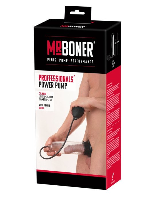 Чоловіча помпа - Mister Boner Professionals Power Pump Чоловіча помпа - Mister Boner Professionals Power Pump