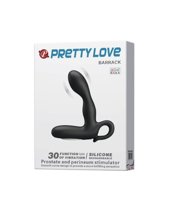 Масажер простати - Pretty Love Barrack Prostate Stimulator Black Масажер простати - Pretty Love Barrack Prostate Stimulator Black