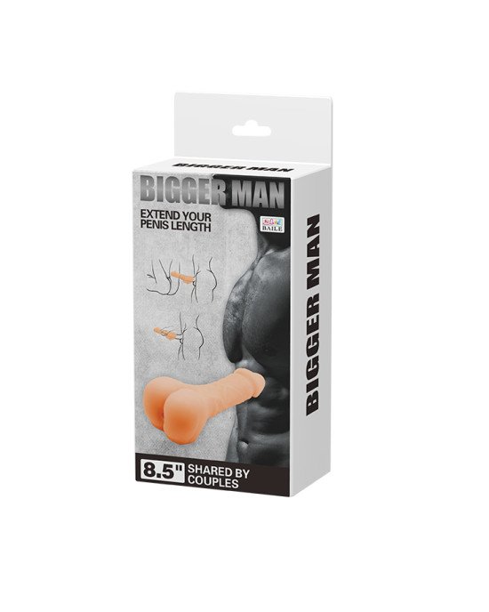 Насадка на член/мастурбатор - Bigger Man Penis Sleeve 8.5 Насадка на член/мастурбатор - Bigger Man Penis Sleeve 8.5
