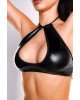 Комплект Glossy Brianna з матеріалу Wetlook, чорний M Комплект Glossy Brianna з матеріалу Wetlook, чорний M