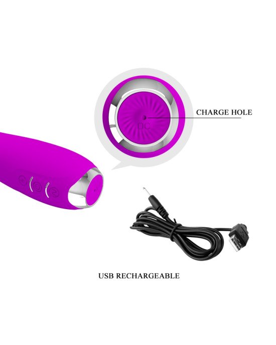 Вібратор - Pretty Love Hector Vibrator Purple (App)
