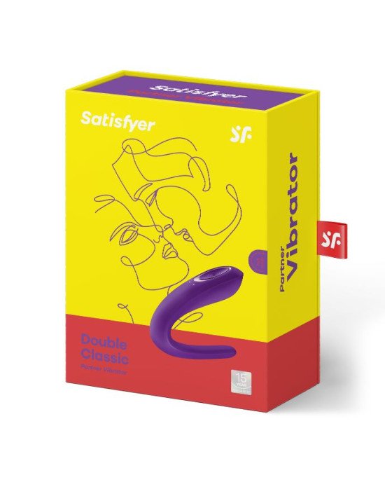 Вібратор для пар - Satisfyer Double Classic Вібратор для пар - Satisfyer Double Classic