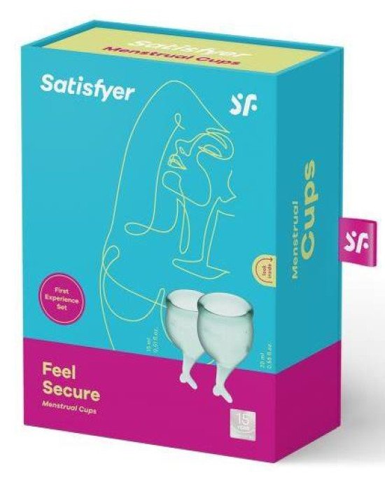 Менструальні чаші - Satisfyer Feel Secure Dark Green