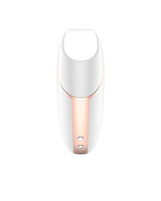 Вакуумний кліторальний вібратор - Satisfyer Love Triangle White (App)