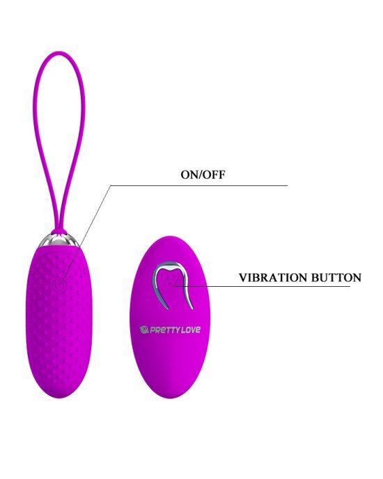 Віброяйце - Pretty Love Joannna Vibrating Bullet Purple Віброяйце - Pretty Love Joannna Vibrating Bullet Purple