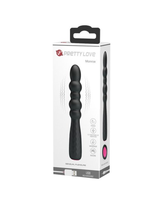 Вібратор - Pretty Love Monroe Vibrator Black Вібратор - Pretty Love Monroe Vibrator Black