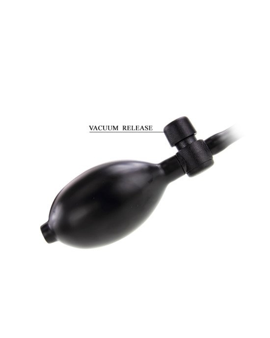 Вібратор - Inflatable Vibrator With Pump Flesh, 18,8 см