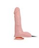 Вібратор - Inflatable Vibrator With Pump Flesh, 18,8 см