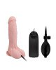Вібратор - Inflatable Vibrator With Pump Flesh, 18,8 см