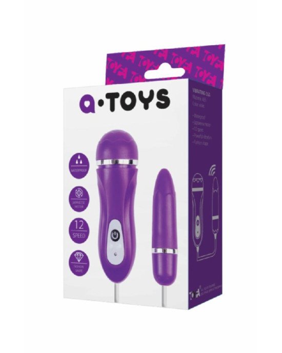 Віброяйце Toyfa A-Toys, ABS пластик, фіолетове, ø 1,6 см
