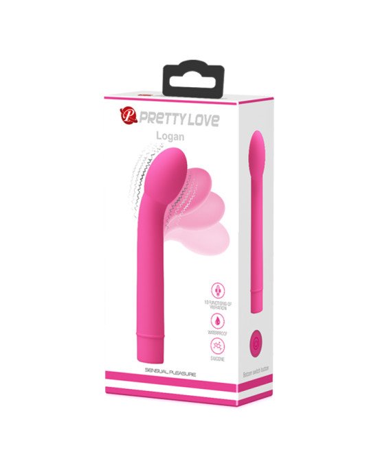 Вібратор - Pretty Love Logan Vibrator Pink Вібратор - Pretty Love Logan Vibrator Pink