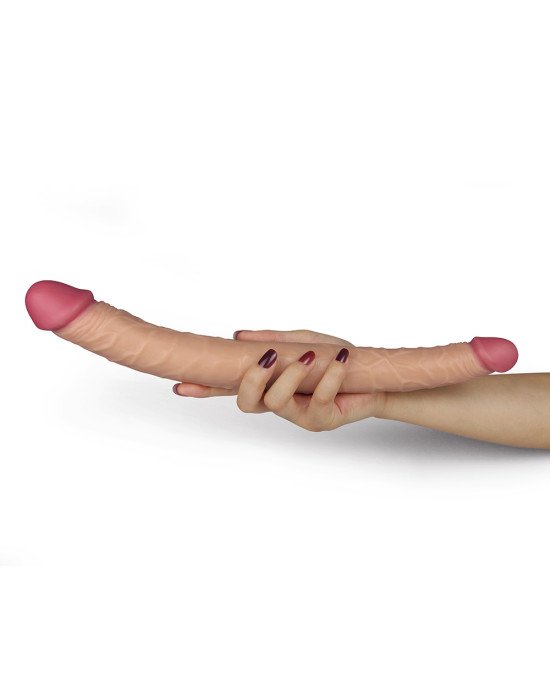 Двосторонній фалоімітатор - King-Sized Realistic Ladykiller Tapered Double 14 Двосторонній фалоімітатор - King-Sized Realistic Ladykiller Tapered Double 14
