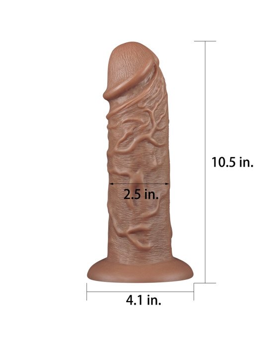 Фалоімітатор - King-Sized Realistic Chubby Dildo 10.5 Фалоімітатор - King-Sized Realistic Chubby Dildo 10.5