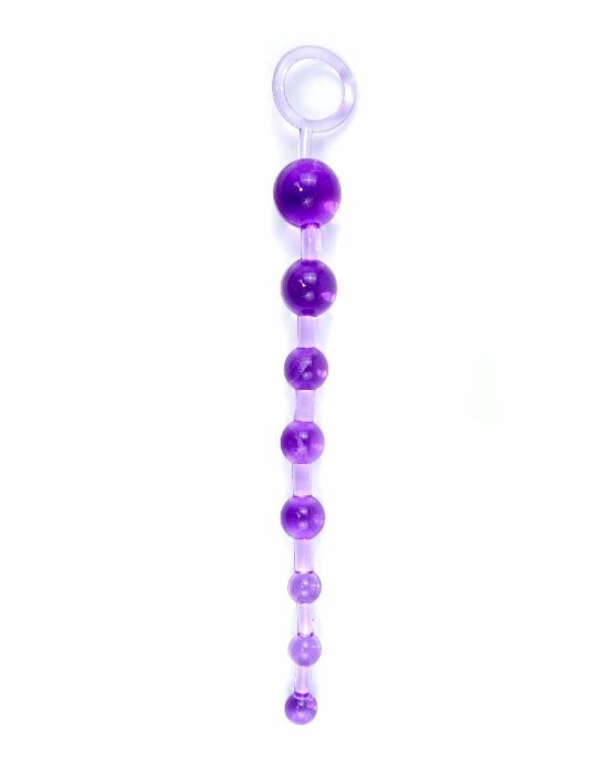 Анальний ланцюжок - Jelly Anal Beads Purple Анальний ланцюжок - Jelly Anal Beads Purple