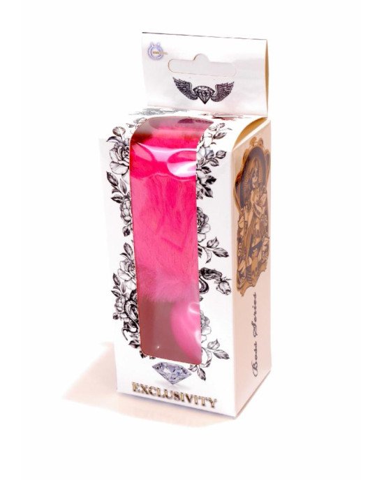 Анальна пробка - Jewellery Silicon Plug Bunny Tail Pink Анальна пробка - Jewellery Silicon Plug Bunny Tail Pink