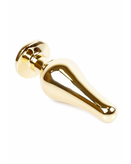 Анальна пробка - Jewellery Gold Long Plug Dark Blue Анальна пробка - Jewellery Gold Long Plug Dark Blue
