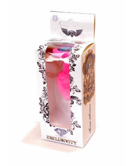 Анальна пробка - Jewellery Pink Silicon Plug Small Light Blue