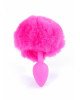 Анальна пробка - Jewellery Silicon Plug Bunny Tail Pink Анальна пробка - Jewellery Silicon Plug Bunny Tail Pink