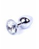 Анальна пробка - Jewellery Silver Plug Clear Анальна пробка - Jewellery Silver Plug Clear