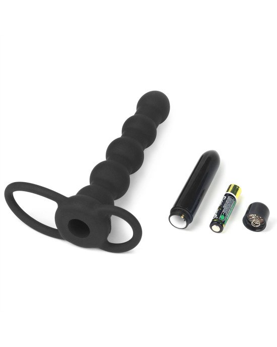 Насадка для подвійного проникнення - Anal Indulgence Collection Vibrating Rock Balled Double Prober Насадка для подвійного проникнення - Anal Indulgence Collection Vibrating Rock Balled Double Prober