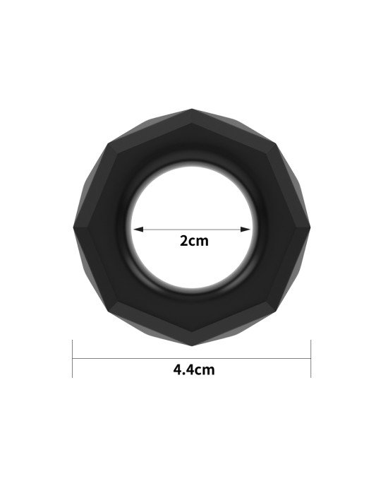 Ерекційне кільце - Power Plus Cockring 4 Black Ерекційне кільце - Power Plus Cockring 4 Black