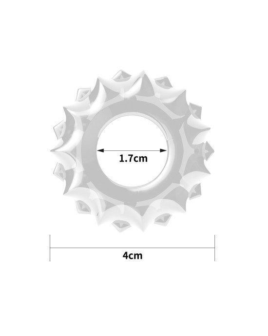 Ерекційне кільце - Power Plus Cockring 1 Clear Ерекційне кільце - Power Plus Cockring 1 Clear