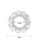 Ерекційне кільце - Power Plus Cockring 1 Clear Ерекційне кільце - Power Plus Cockring 1 Clear