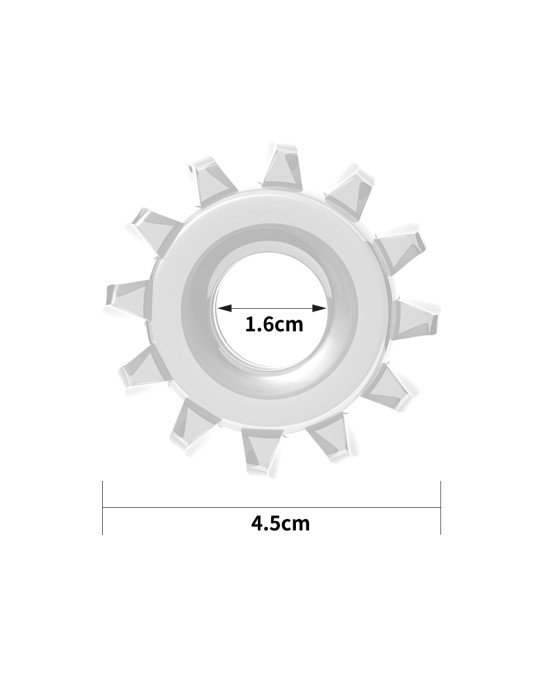 Ерекційне кільце - Power Plus Cockring 3 Clear Ерекційне кільце - Power Plus Cockring 3 Clear
