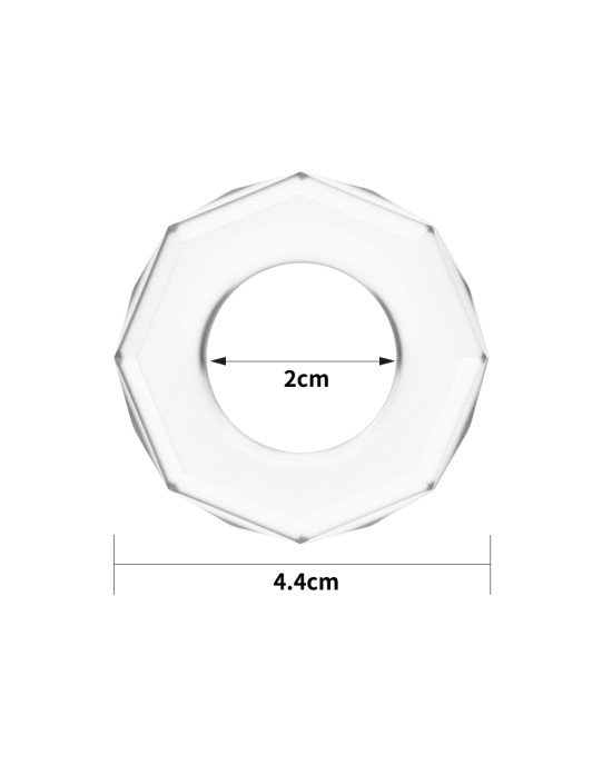 Ерекційне кільце - Power Plus Cockring 4 Clear Ерекційне кільце - Power Plus Cockring 4 Clear