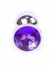 Анальна пробка - Jewellery Silver Plug Purple Анальна пробка - Jewellery Silver Plug Purple