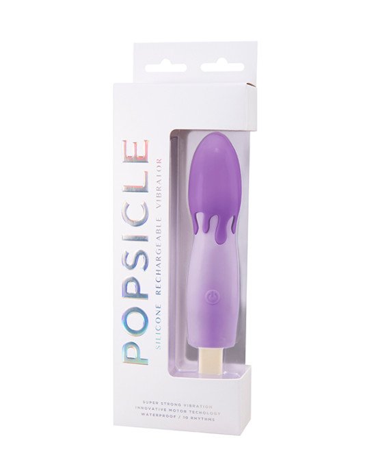 Вібратор - Popsicle Rechargeable Vibe Purple Вібратор - Popsicle Rechargeable Vibe Purple