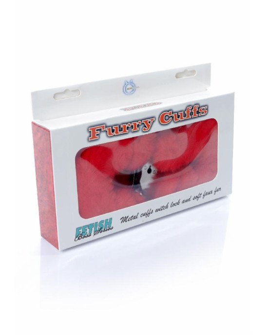Наручники - Fetish Boss Series Furry Cuffs Red