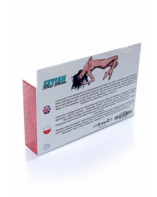 Наручники - Fetish Boss Series Furry Cuffs Red