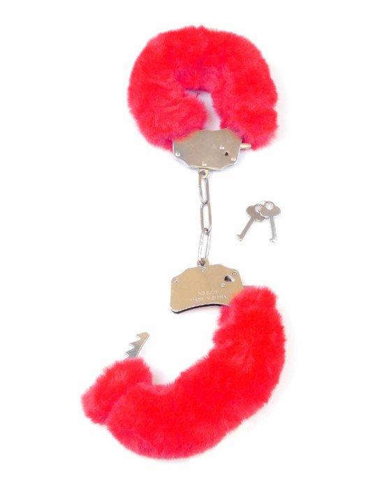 Наручники - Fetish Boss Series Furry Cuffs Red