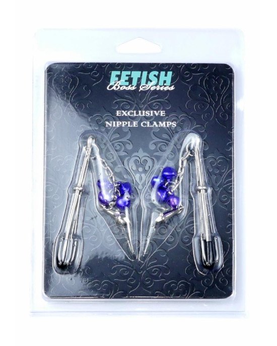 Затискачі для сосків - Fetish Boss Series Exclusive Nipple Clamps No.6 Затискачі для сосків - Fetish Boss Series Exclusive Nipple Clamps No.6
