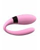 Вібратор для пар - V-Vibe Pink, USB, 7 Function, Remote Control