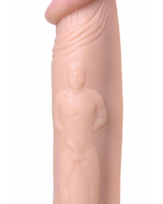 Вібратор Toyfa Realstick Nude реалістичний, 7 режимів вібрації, 22 см