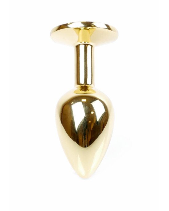Анальна пробка - Jewellery Gold Plug Light Pink