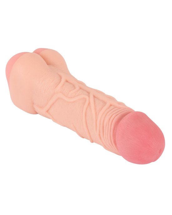 Насадка+мастурбатор - Nature Skin 2in1 Extension + Masturbator Насадка+мастурбатор - Nature Skin 2in1 Extension + Masturbator