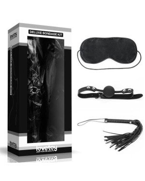 Набір БДСМ - Deluxe Bondage Kit (маска, кляп, флогер)