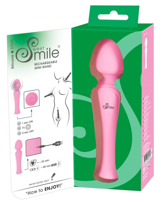 Вібромасажер - Sweet Smile Rechargeable Mini Wand