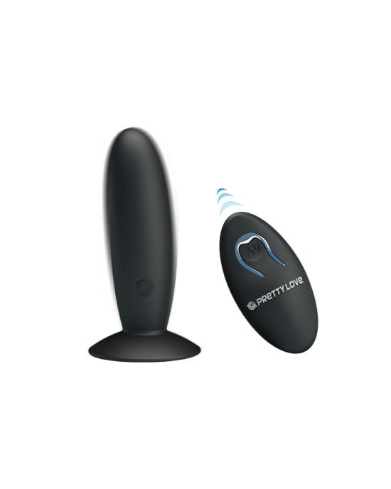 Анальна пробка - Pretty Love Remote Control Vibrating Plug Black Анальна пробка - Pretty Love Remote Control Vibrating Plug Black