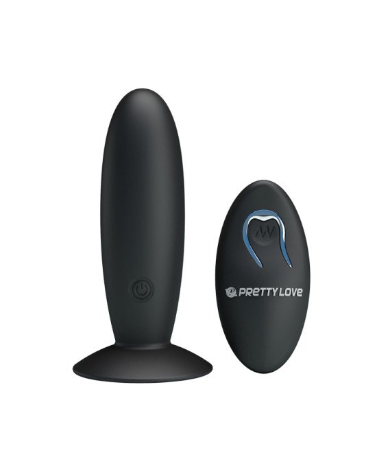 Анальна пробка - Pretty Love Remote Control Vibrating Plug Black Анальна пробка - Pretty Love Remote Control Vibrating Plug Black