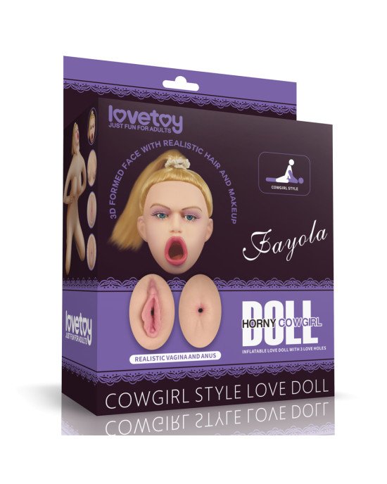 Надувна секс лялька - Cowgirl Style Love Doll Надувна секс лялька - Cowgirl Style Love Doll