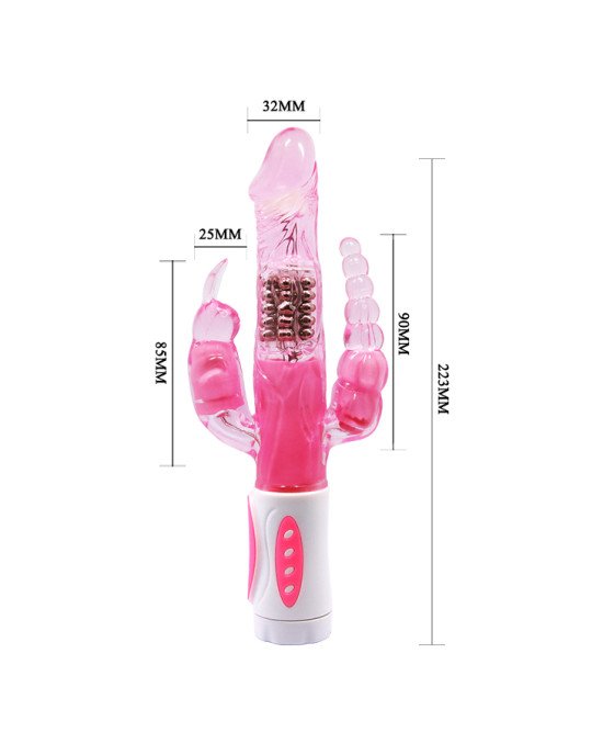 Вібратор - Pretty Bunny Triple Pleasure Vibrator Вібратор - Pretty Bunny Triple Pleasure Vibrator