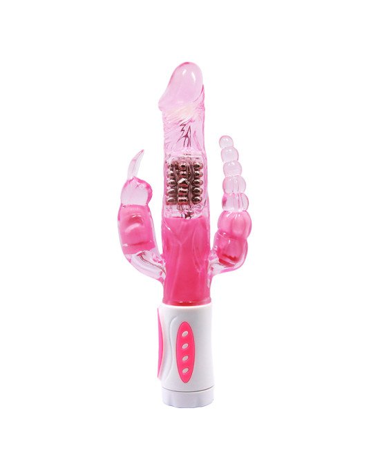 Вібратор - Pretty Bunny Triple Pleasure Vibrator Вібратор - Pretty Bunny Triple Pleasure Vibrator