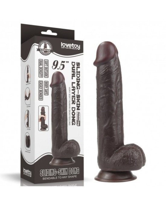 Фалоімітатор - Sliding-Skin Dual Layer Dong 9