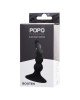 Анальна пробка - POPO Pleasure by TOYFA Boots, silicone, black, 10 cm, O 2.5 cm Анальна пробка - POPO Pleasure by TOYFA Boots, silicone, black, 10 cm, O 2.5 cm